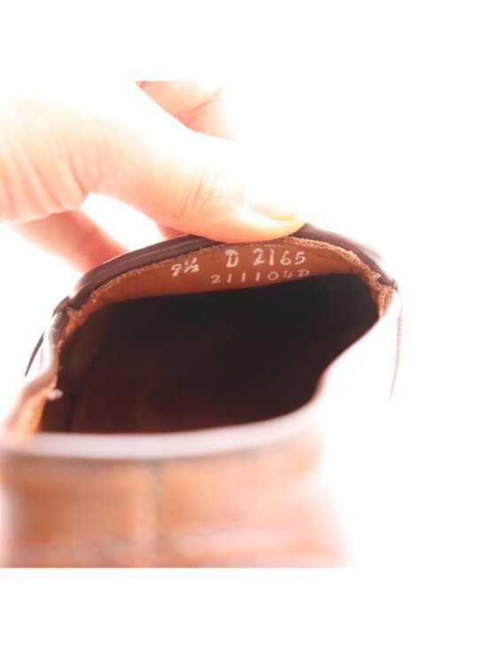 Allen Edmonds Randolph Men’s Size 9.5 D Penny Loafer Brown Leather main image 4